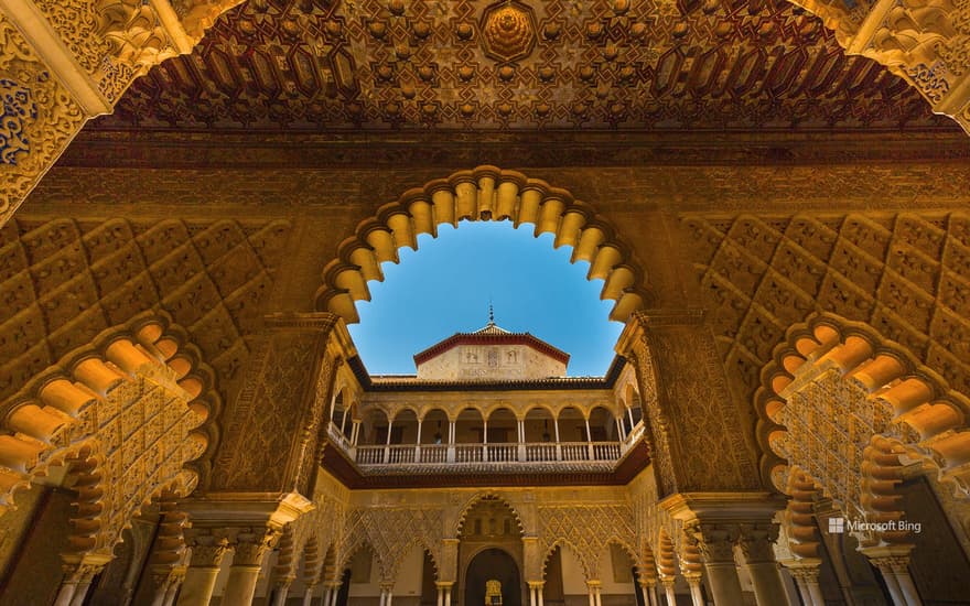 Courtyard of the Maidens, Alcázar of Seville, Spain