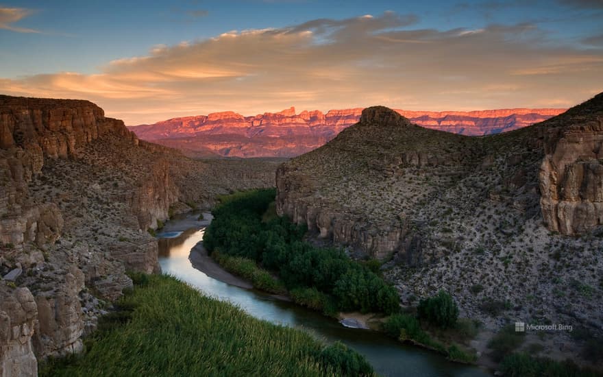 Rio Grande river, Big Bend National Park, Texas, USA