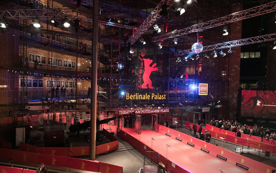 Berlinale, red carpet at Potsdamer Platz, Berlin