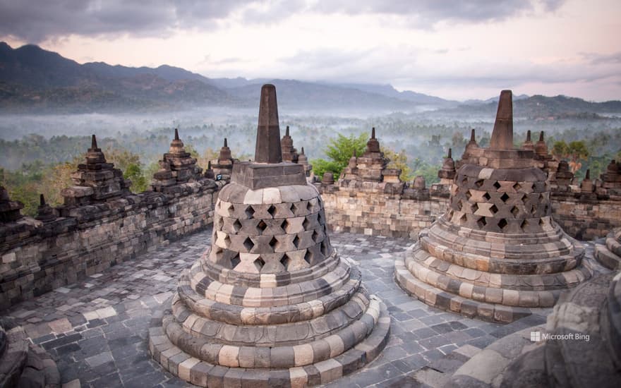 Borobudur temple, Java, Indonesia