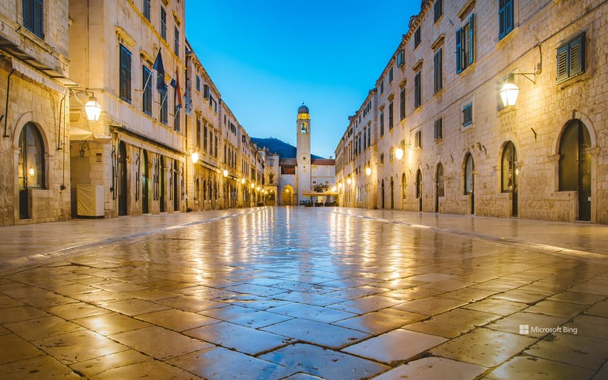 Old City of Dubrovnik in Dalmatia, Croatia