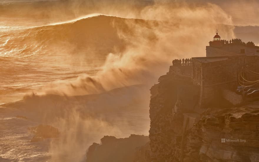 Fort of São Miguel Arcanjo, Nazaré, Portugal