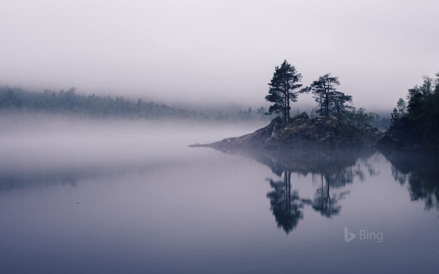 Innerdalsvatna Lake, near the village of Ålvundeidet, Norway