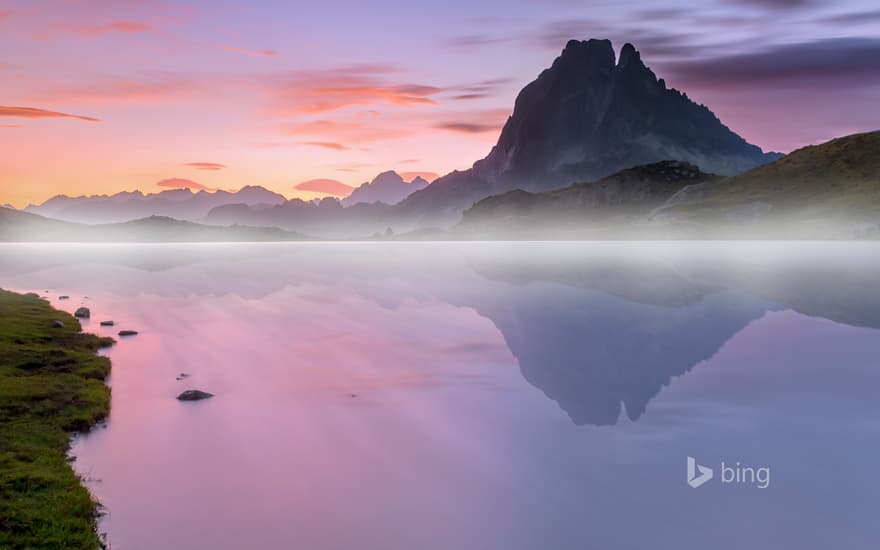 Pic du Midi d'Ossau, a mountain in the Pyrenees, France