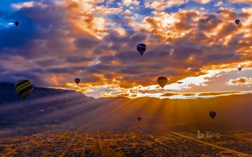 The Albuquerque International Balloon Fiesta, Albuquerque, New Mexico