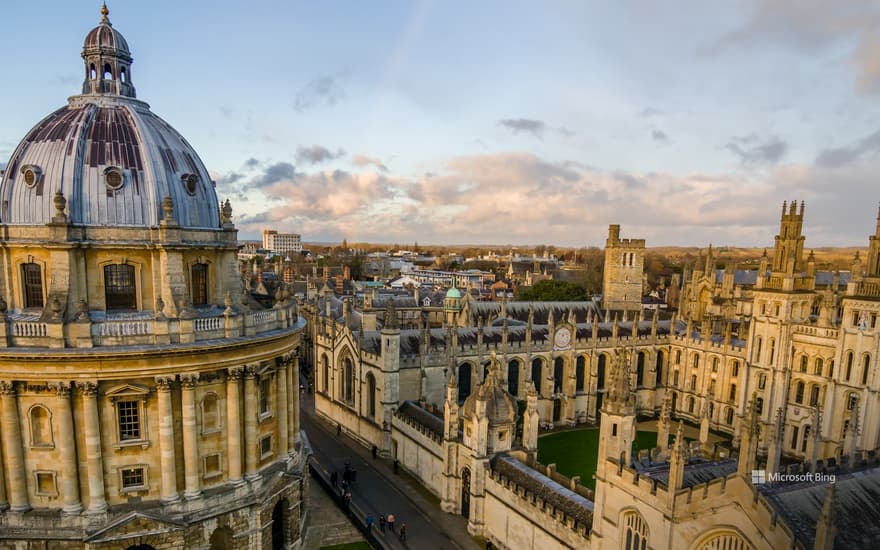 Radcliffe Camera and All Souls College, University of Oxford, England